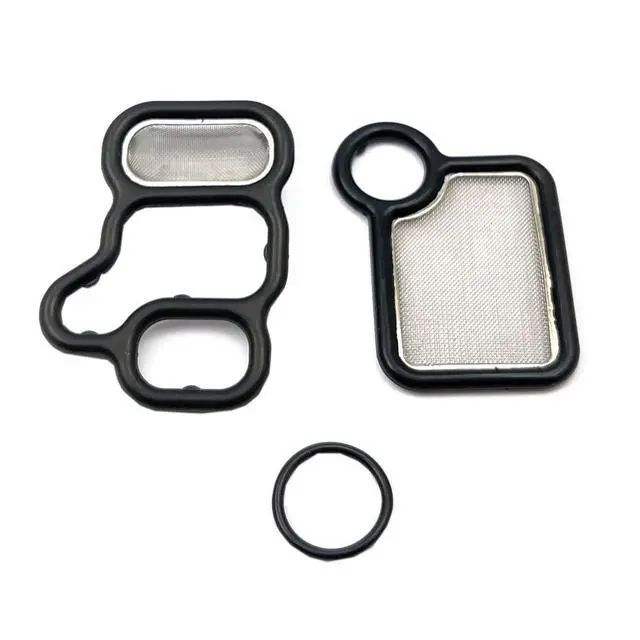 Alt view image 6 of 6 - Spool Valve Filter Screen VTC VTEC Solenoid Gasket 15845-RAA-A01 Compatible with CRV Element Civic Si Accord Crosstour TSX RDX 917-176,15815-RAA-A02,91319-PAA-A01(1Set)