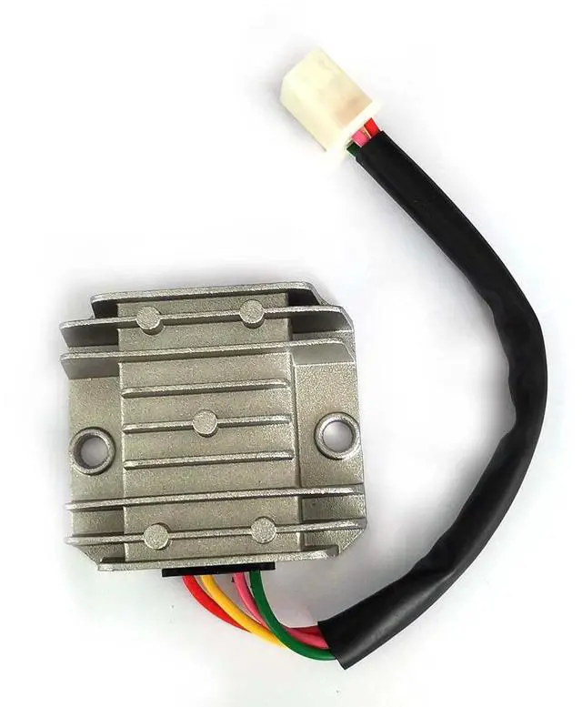 Main image of 4 Wires 4 Pins 12V Full Wave Rectifier Voltage Regulator Universal Compatible with Motorcycle Pit Dirt Bike Quad CG125 150 200 250CC Motorbikes ATVs Mopeds Buggy