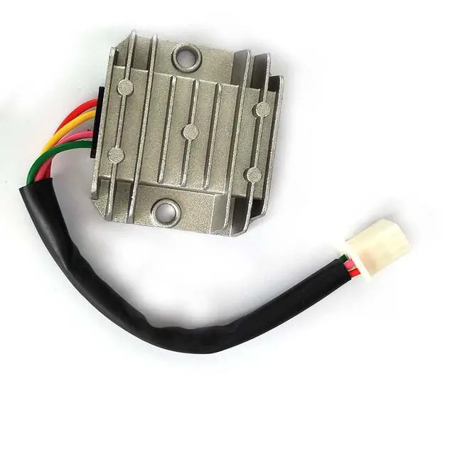 Alt view image 2 of 5 - 4 Wires 4 Pins 12V Full Wave Rectifier Voltage Regulator Universal Compatible with Motorcycle Pit Dirt Bike Quad CG125 150 200 250CC Motorbikes ATVs Mopeds Buggy