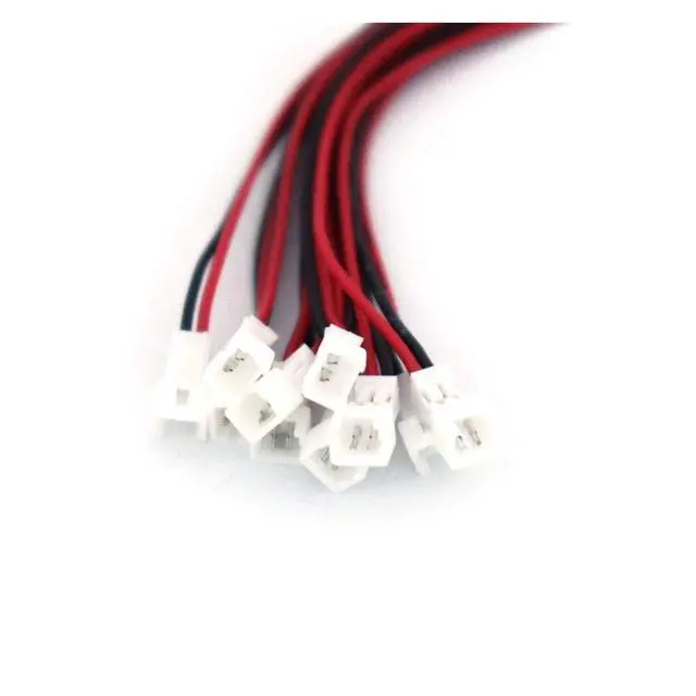 Alt view image 6 of 6 - 20 Pairs JST 1.25mm 2 Pin Micro Male Female Connector Plug 80mm Wires Cables