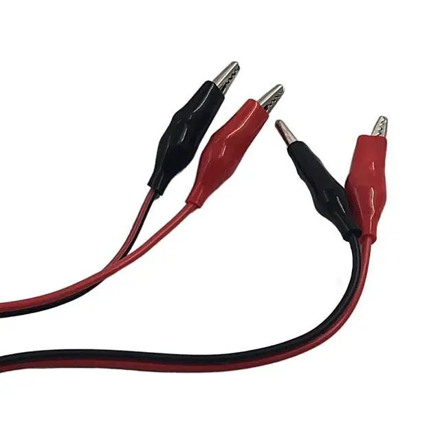 Alt view image 6 of 7 - Crocodile Clamps Test Wire 50cm/19.69inch Double Alligator Clips to USB Male Connector Cable Copper Test Lead for Testing Circuit