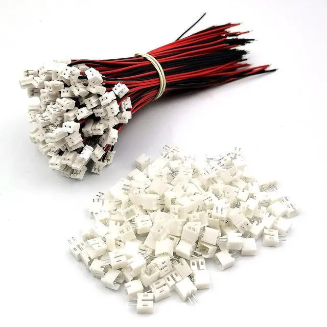 Main image of 100Sets Mini Micro JST 2.0 PH 2-Pin Connector Plug with Wires Cables 120MM