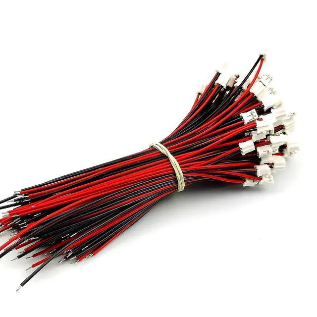 Alt view image 2 of 7 - 100Sets Mini Micro JST 2.0 PH 2-Pin Connector Plug with Wires Cables 120MM