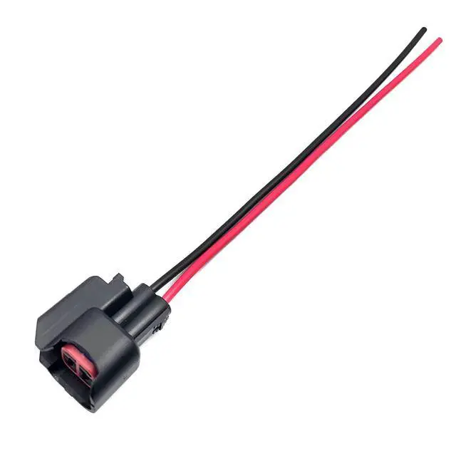 Alt view image 7 of 7 - (8pcs) Fuel Injector Connector for EV6 EV14 USCAR Pigtail Harness Socket Plug Wire for LS2 LS3 LS7 Compatible with G-M Fo-rd Do-dge J-e-e-p Mustang Vehicles Bos-ch