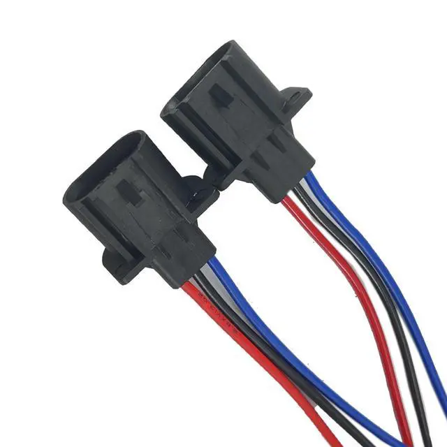 Alt view image 3 of 7 - 2pcs Wire Pigtail Male 9008 H13 Harness Head Light Replace Socket Plug Connector Compatible with Yukon XL 1500 Compass Gladiator Liberty Patriot
