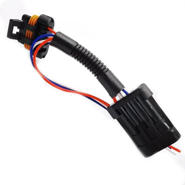 Alt view image 3 of 7 - 2pcs Compatible with Po-laris RZR 900 1000 XP Turbo Tail Light Power Harness Whip Brake Light License Plate Rear Light Plug and Play 3 Wire Power Harness