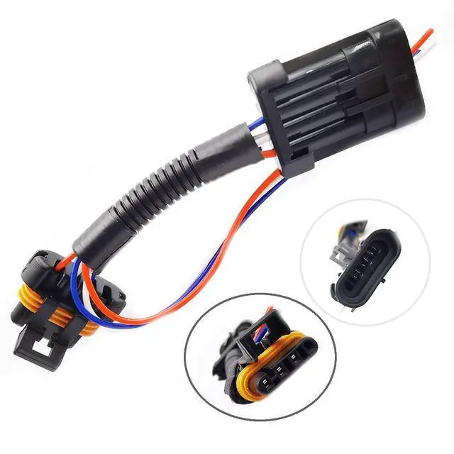 Alt view image 2 of 7 - 2pcs Compatible with Po-laris RZR 900 1000 XP Turbo Tail Light Power Harness Whip Brake Light License Plate Rear Light Plug and Play 3 Wire Power Harness