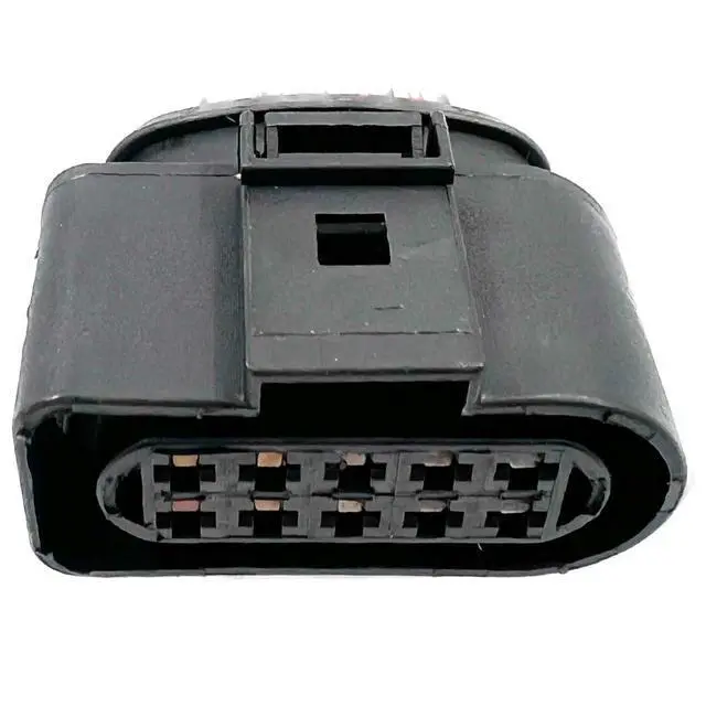 Alt view image 4 of 6 - 2 Pack Headlight Wiring Pigtail Connector Plug Cable 10pin 1J0973735 Compatible with A3 A4/S4 A5/S5 A6/S6 A8 Q3/Q5/Q7/TT Bettle Bora Jetta Golf Passat