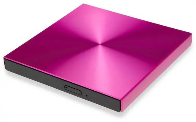 Main image of Aluminium Alloy USB 3.0 External DVD Burner DVD-RW CD-ROM Player Slim Portable Optical Drive for Desktop Laptop Notebook (Rose red)