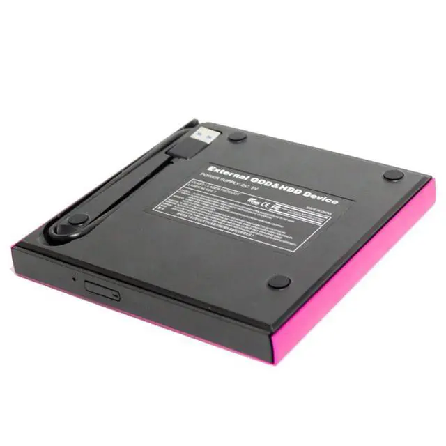 Alt view image 7 of 7 - Aluminium Alloy USB 3.0 External DVD Burner DVD-RW CD-ROM Player Slim Portable Optical Drive for Desktop Laptop Notebook (Silver)