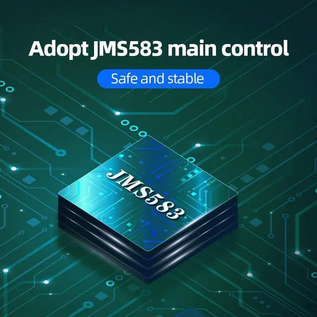 Alt view image 7 of 7 - M.2 NVME SSD Enclosure, M.2 NVMe Solid State Drive External Enclosure, Silver Aluminum Alloy USB 3.2 Gen2 Hard Drive Case for SSD 2230 / 2242 / 2260 / 2280