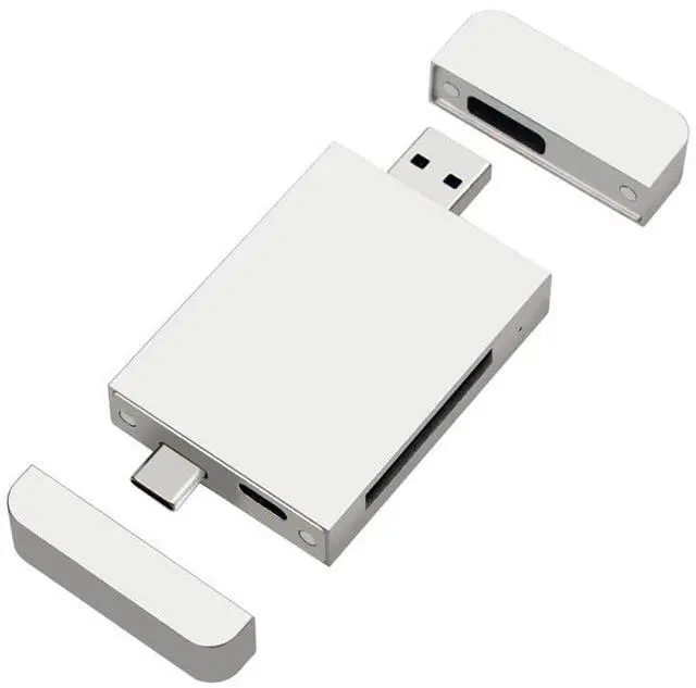 Main image of B-Type CFexpress Card Reader Type A+C Dual Interface 10Gbps USB 3.1 Gen2 CF Memory Card CFexpress B Adapter OTG Function Magnetic Lids