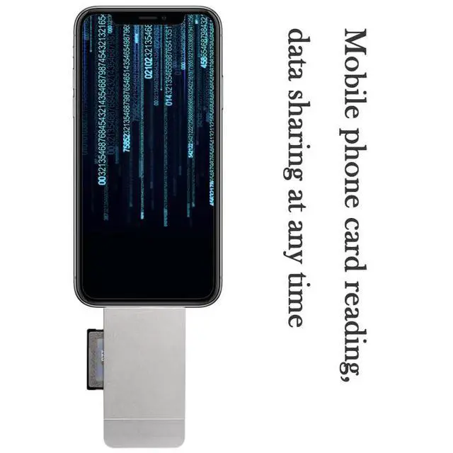 Alt view image 5 of 7 - B-Type CFexpress Card Reader Type A+C Dual Interface 10Gbps USB 3.1 Gen2 CF Memory Card CFexpress B Adapter OTG Function Magnetic Lids