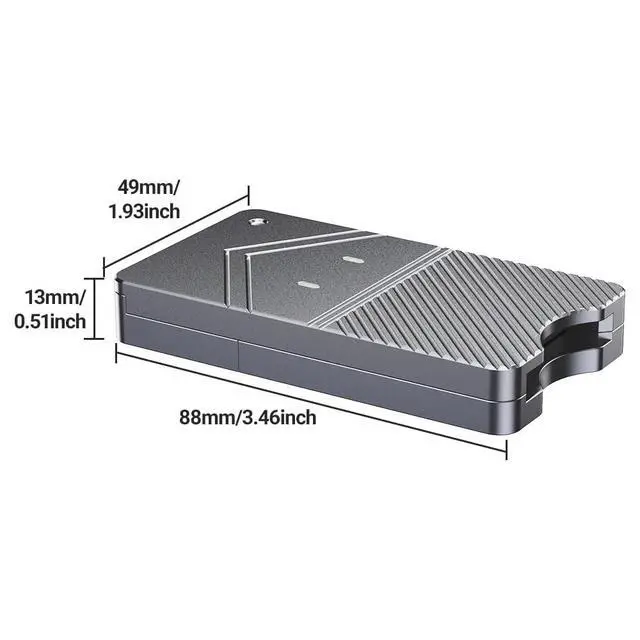 Alt view image 4 of 7 - CFexpress Card Reader, USB 3.2 Gen2 10Gbps CFE Type B Reader Aluminum Case Memory Card Adapter for Windows/MacOS/Android