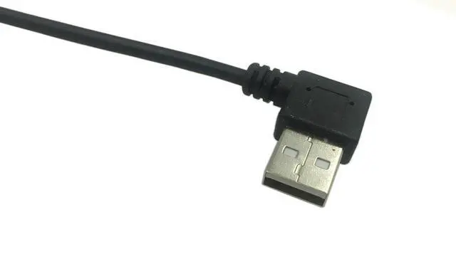 Alt view image 6 of 6 - 9Inch Micro USB Cable Combo Left & Right Angle Micro USB 5 Pin Male to USB 2.0 Type A Left Angle Male Data Sync and Charge Cable (Black)(2-Pack) L