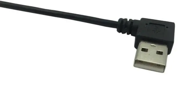 Alt view image 6 of 6 - 9Inch Micro USB Cable Combo Left & Right Angle Micro USB 5 Pin Male to USB 2.0 Type A Right Angle Male Data Sync and Charge Cable (Black)(2-Pack) R