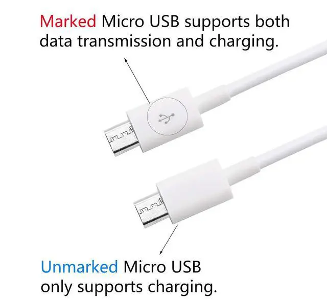 Alt view image 2 of 7 - 3Ft USB 2.0 Type A Male to 2 Micro USB Male Splitter Y Data Charge Connector Adapter Cable (White)