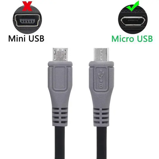 Alt view image 3 of 7 - USB Micro Male to Micro Male OTG Adapter Cable (1m)