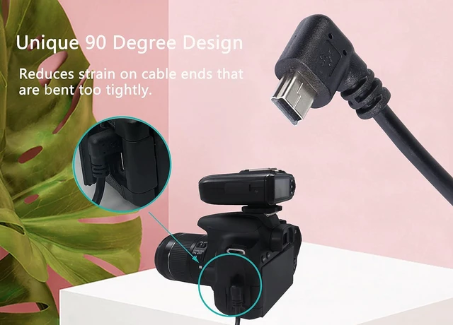 Alt view image 4 of 7 - 9Inch Mini USB Cable Combo Mini USB Right Angle Male to USB Type A 2.0 Right Ang
