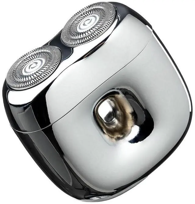 Main image of Donut Electric Men Rotary Shaver Portable Razor Rechargeable Men's Electric Cordless Wet&Dry Waterproof Mini Shaver Travel (Silver)