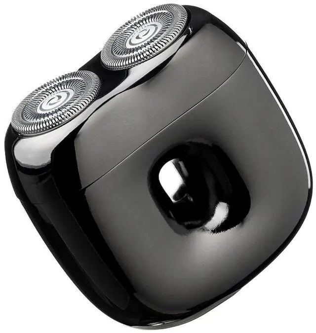 Main image of Donut Electric Men Rotary Shaver Portable Razor Rechargeable Men's Electric Cordless Wet&Dry Waterproof Mini Shaver Travel (Black)