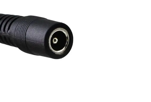 Alt view image 4 of 6 - 60cm 14AWG DC 5.5mm x 2.1mm Female to SAE 2 Pin Quick Disconnect Wire Harness Extension Cable for Portable Powers, Motorcycle Solar Panel Charger (F Black)