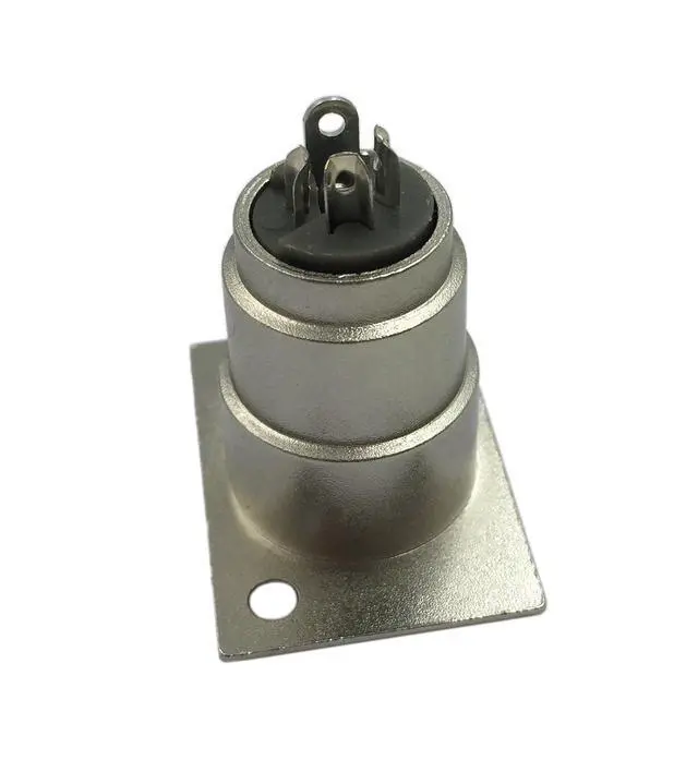 Alt view image 4 of 6 - XLR 3 Pin Female Jack Socket Keystone Wall Plate Panel Mount Audio Microphone Connector Adapter Converter (2-Pack)