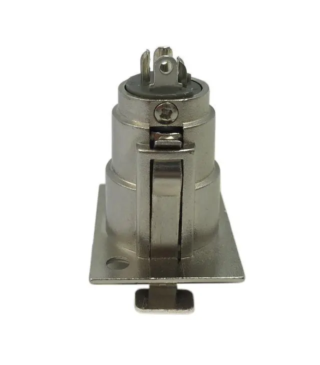 Alt view image 5 of 6 - XLR 3 Pin Female Jack Socket Keystone Wall Plate Panel Mount Audio Microphone Connector Adapter Converter (2-Pack)