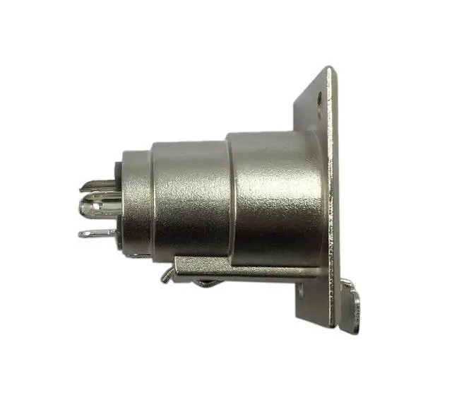 Alt view image 6 of 6 - XLR 3 Pin Female Jack Socket Keystone Wall Plate Panel Mount Audio Microphone Connector Adapter Converter (2-Pack)