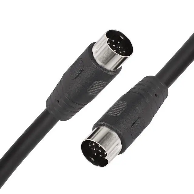 Alt view image 4 of 5 - DIN 13 PIN Male to Male Electrical Signal Control Cable, UL2919 OD9.0MM 13 PIN Extension Cable (M-M) (3m Black)