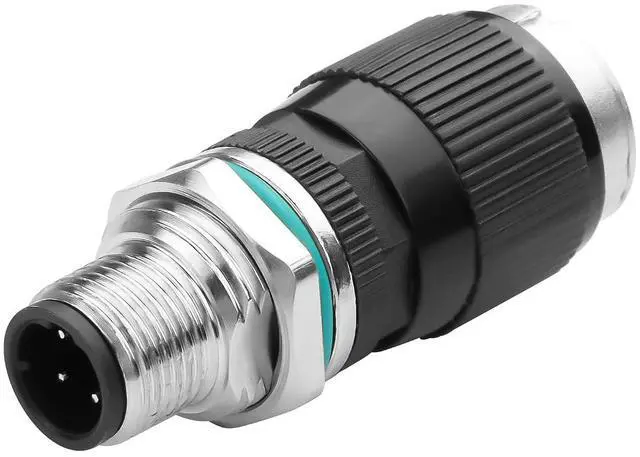 Main image of RJ45 to M12 4 Pin Adapter,M12 4Pin Male to RJ45 Female Ethernet Connector,IP68 Waterproof,for Automation Systems,Plug and Play