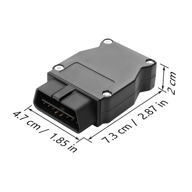 Alt view image 7 of 7 - ENET OBD2 RJ45 Adapter Ethernet RJ45 to OBD2 16 Pin Connector Adapter Coding Rea