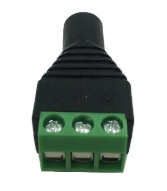 Alt view image 4 of 7 - 3.5mm Stereo Audio Video Female Jack to 3 Screw Terminal Female Headphone Replacement Solderless Balum Converter Adapter (2-Pack)