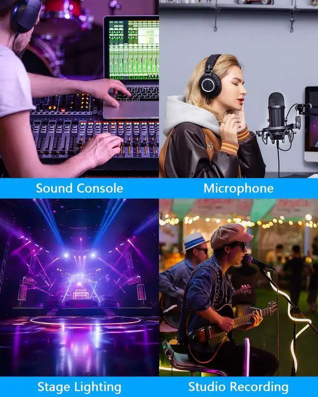 Alt view image 6 of 7 - 4 Channel 1/4" TRS to XLR Snake Audio Cable 9.8FT, XLR 3Pin Male to 6.35mm TRS Shielded Balanced Audio Extension Cable for Live Live, Recording, Studios, and Gigs - Patch, Amp, Mixer