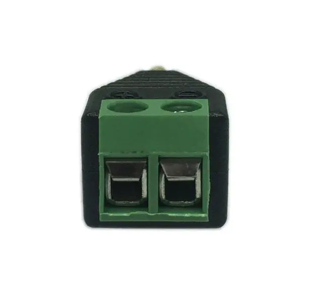 Alt view image 5 of 7 - 3.5mm TS Mono Male to 2 Pin Screw Terminal Female AUX Headphone Replacement Solderless Balum Converter Adapter (2-Pack)