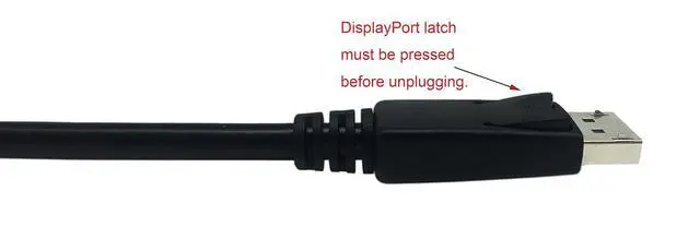 Alt view image 4 of 6 - 8 Inch DisplayPort DP Male to Female Audio Video Adapter Extension Cable with Screw Hole Panel Mount