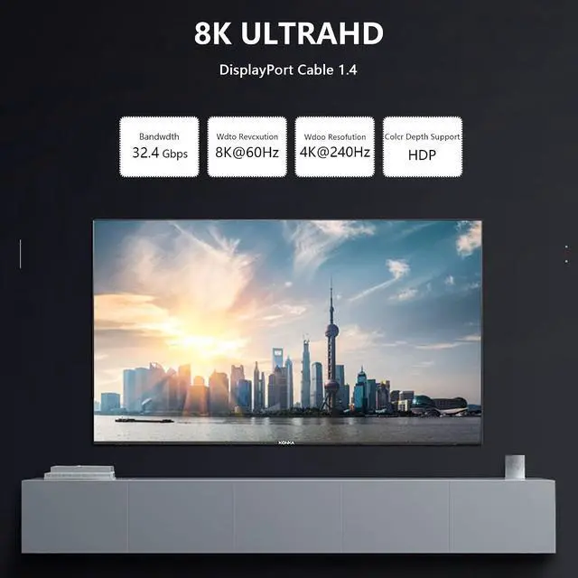 Alt view image 5 of 5 - 8K DisplayPort to DisplayPort Coupler 1.4, DP Female to DP Female Extension Adapter Ultra High Speed Support 8K@60Hz 4K@144Hz(2-Pack)