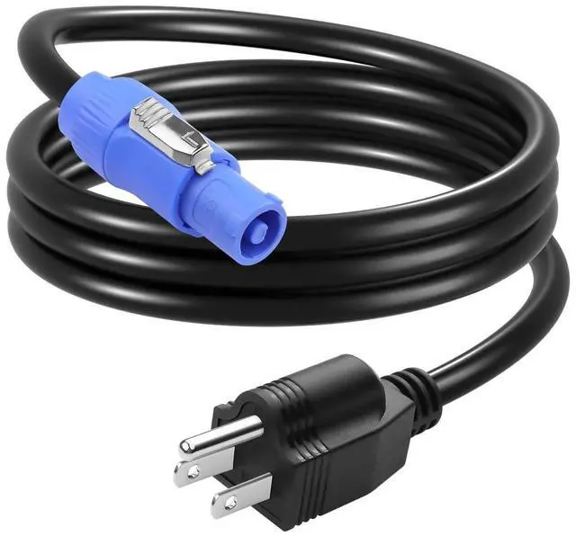 Main image of 3-Prong NEMA 5-15P to PowerCON AC Power Cable 20A 16AWG NEMA 5-15P Male to 3 Pin PowerCon Male Connector Extension Power Wire for Outdoor Stage Light Series LED Screen - 1M / 3.2FT