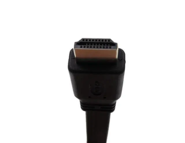 Alt view image 6 of 7 - 1FT Flat Slim High Speed Bi-Directional DVI (24+1) Male to HDMI Male Adapter Cable 30 cm(Including Two Ends)
