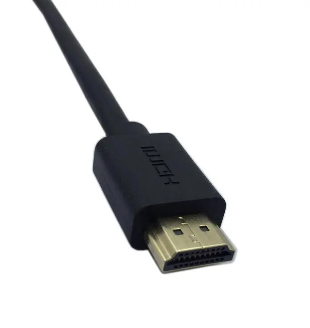 Alt view image 5 of 7 - 0.6m High Speed HDMI 2.0 HDMI Left Angle Male to HDMI Male Short Cable Ultra HD 4k x 2k HDMI Cable Supports Ethernet, 3D, 4K and Audio for TVs, Laptops (Black)(lm-sm)
