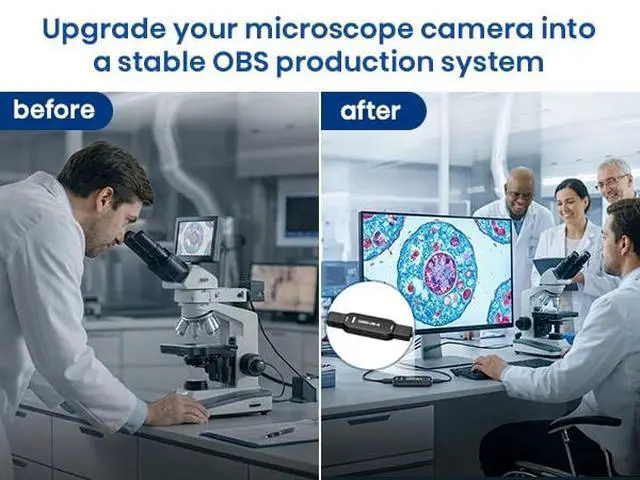 Alt view image 5 of 7 - Cam Link 4K USB Capture Card HDMI to USB 3.0, Plug-and-Play for Microscopes, DSLR, Electronics Repair & Precision Work, Live Streaming & OBS/Zoom, Windows/Mac