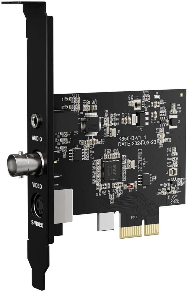 Main image of PCIE Video Capture Card, HDMI Capture Card for Streaming, Gaming & Recording, HDMI Video Capture Board, Pass-Through with Ultra-Low Latency on Windows 8, 10, 11 & Linux