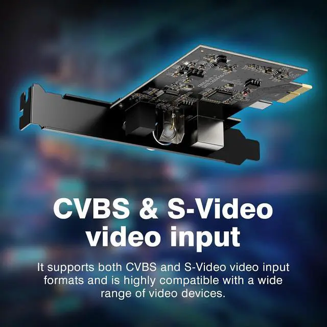 Alt view image 7 of 7 - PCIE Video Capture Card, HDMI Capture Card for Streaming, Gaming & Recording, HDMI Video Capture Board, Pass-Through with Ultra-Low Latency on Windows 8, 10, 11 & Linux