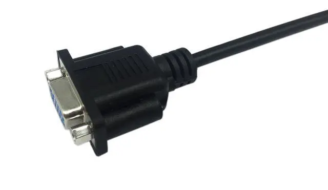 Alt view image 5 of 7 - 1ft VGA SVGA 15 Pin HD15 Female to Female Gender Changer Adapter Extension Video Monitor Cable for PC Laptop TV Porjectorff