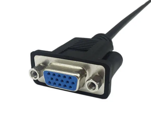 Alt view image 4 of 7 - 1ft VGA SVGA 15 Pin HD15 Female to Female Gender Changer Adapter Extension Video Monitor Cable for PC Laptop TV Porjectorff