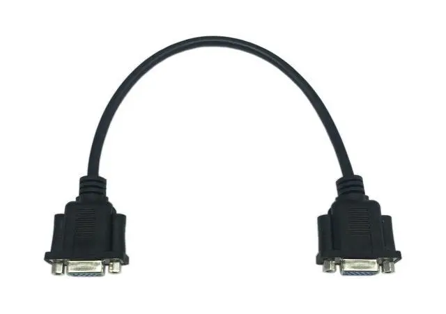 Alt view image 7 of 7 - 1ft VGA SVGA 15 Pin HD15 Female to Female Gender Changer Adapter Extension Video Monitor Cable for PC Laptop TV Porjectorff