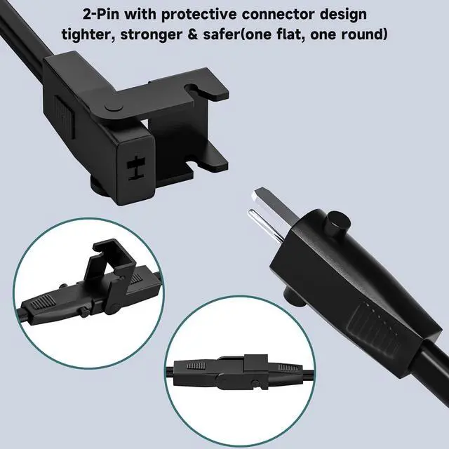 Alt view image 4 of 6 - Power Recliner Power Supply, Chargers for Electric Batteries Recliner Power Cord Replacement AC/DC Switching Power Supply Transformer 2-pin 29V/24V 2A Adapter
