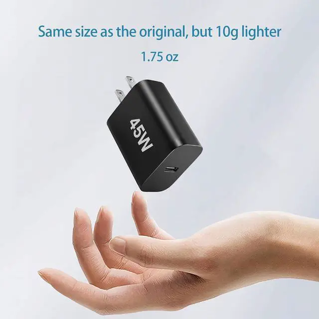 Alt view image 4 of 7 - USB-C Wall Charger 2-Pack,45W Fast Charger with 6FT C to C Cable for iPhone 16/17, Switch