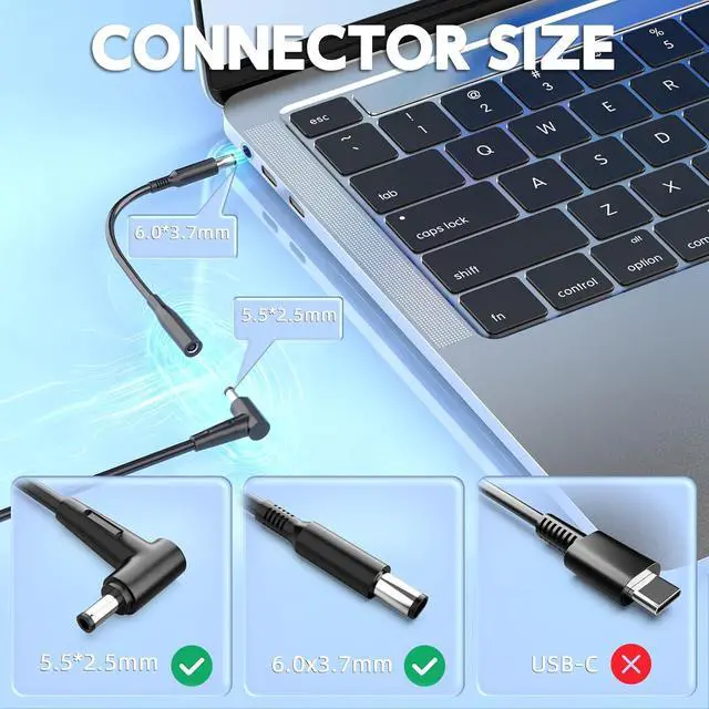 Alt view image 4 of 7 - 180W Asus TUF Gaming Laptop Charger and 10ft IEC C5 Power Cord Bundle