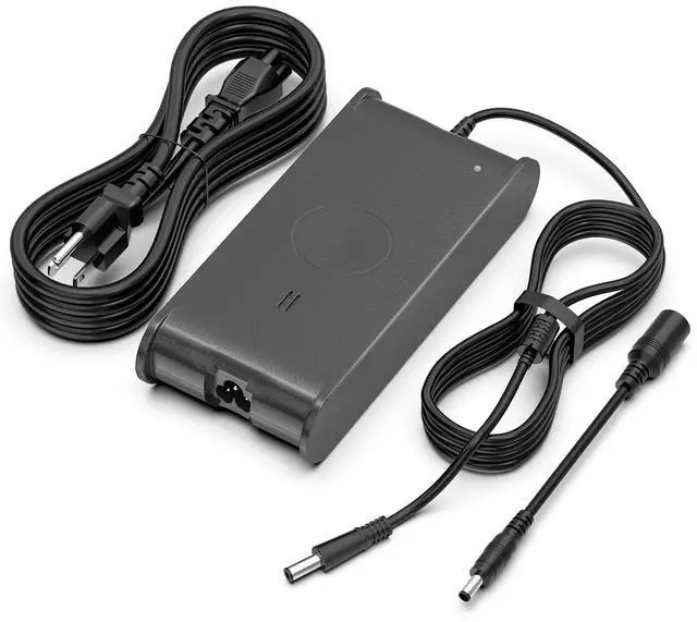 Main image of 90W 19.5V 4.62A Laptop Charger for Dell Inspiron & Latitude - 7.4×5.0mm & 4.5×3.0mm Dual Tips, 8.8ft/2.7m Long Cable Power Supply Adapter